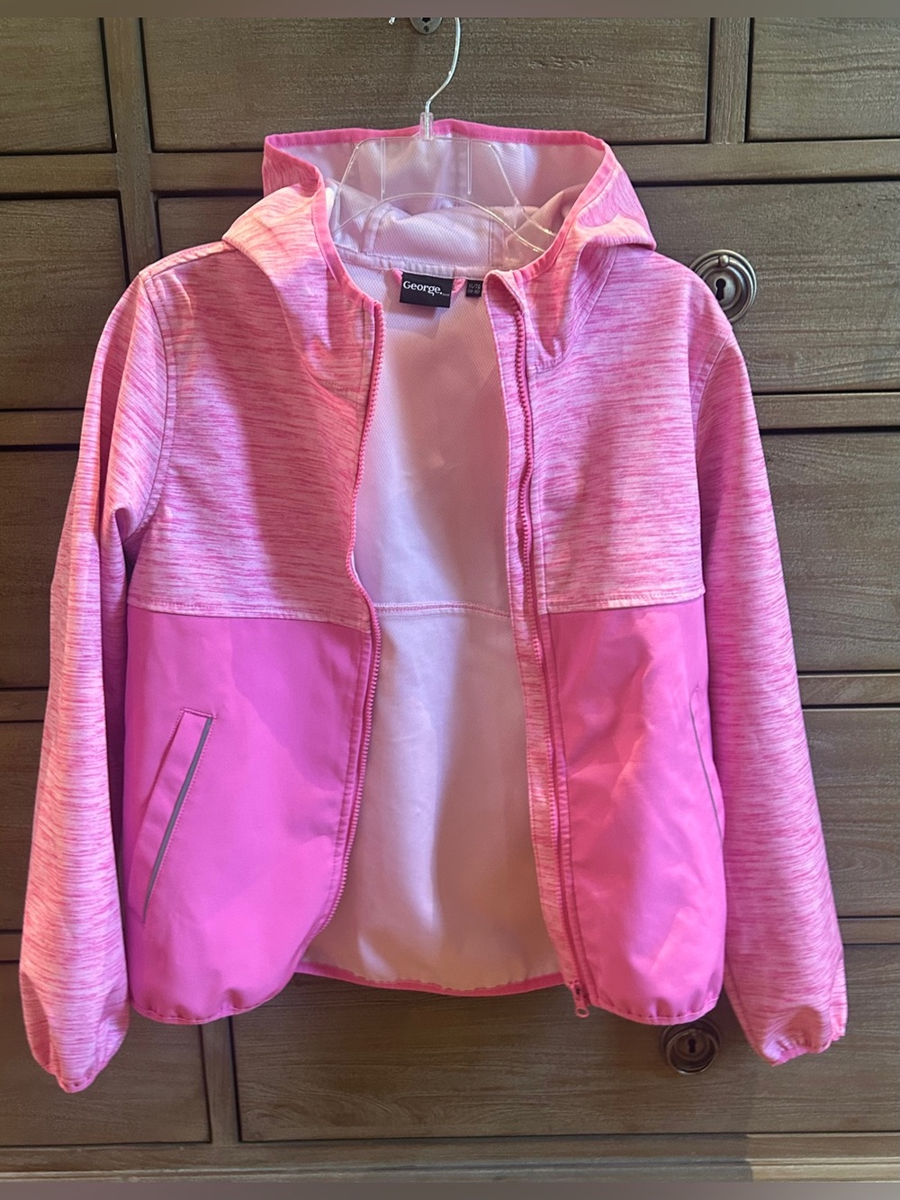 George Pink Hooded Girls' Jacket